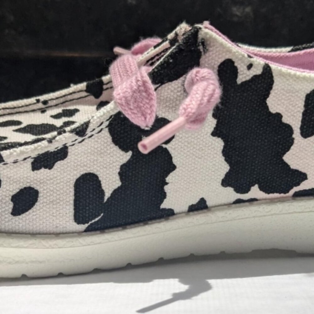 COWPRINT GIRLS SHOES